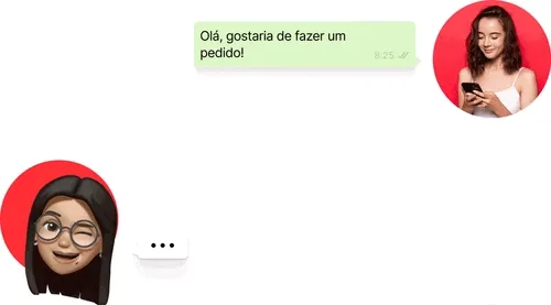 Demonstração do sistema Brendi de atendimento automatizado com IA no WhatsApp
